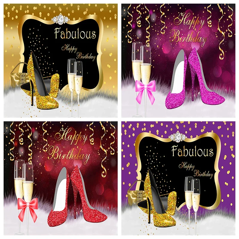 Ribbon Tie Heel - Decoração de Aniversário para Mulheres Mocsicka,