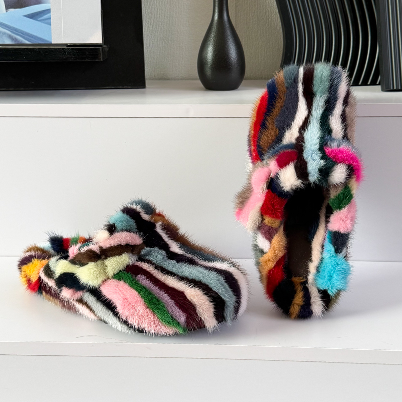 Women Shoes Winter - Mules e Tamancos Femininos, Chinelos de