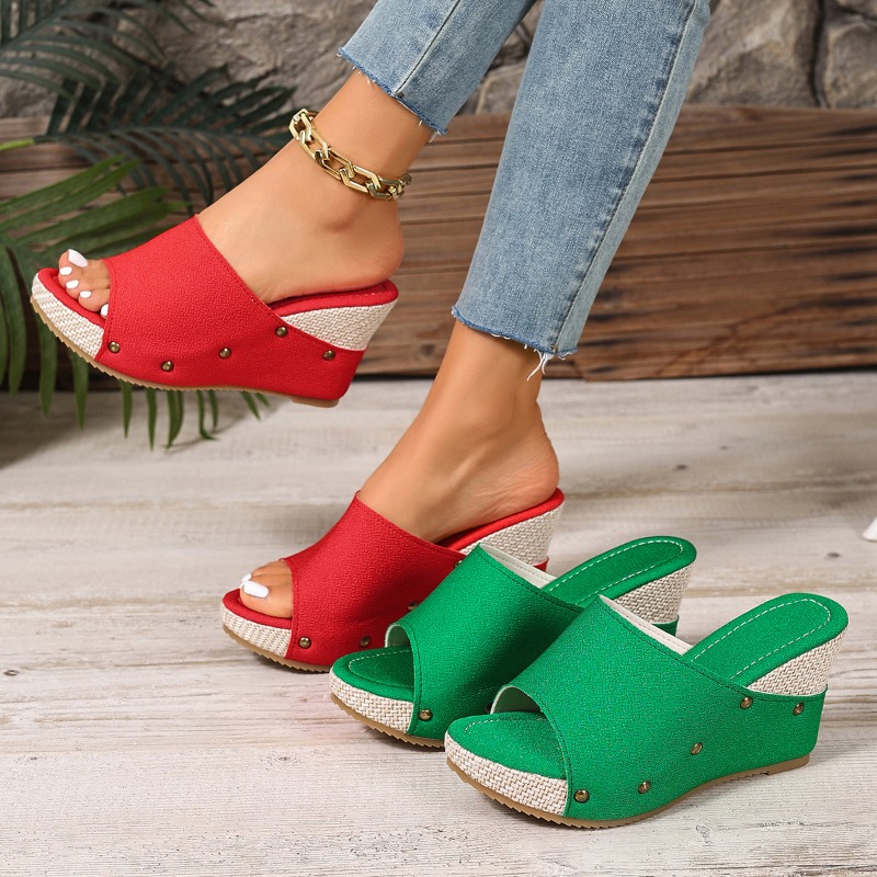 Espadrille Wedge Shoes - Novas Sandálias Femininas de Verão 2026:
