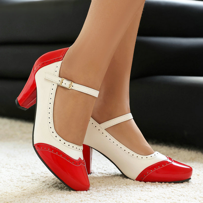 Women'S Xti Shoes - Sapatos Mary Jane Femininos em Couro