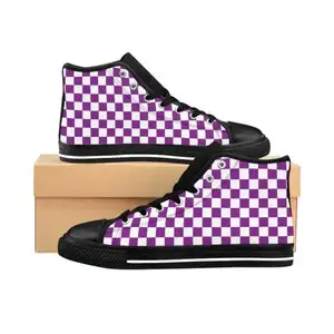 Women'S Shoes In The 90S - Sapatos Xadrez Clássicos Retro dos Anos
