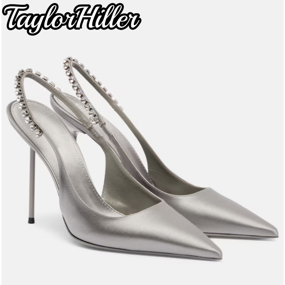 Strappy Heeled Sandals - Sandálias de Salto Alto Luxuosas com