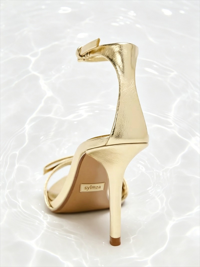 Elegante arco dourado marca sa - Women Shoes Brands avaliação e preço