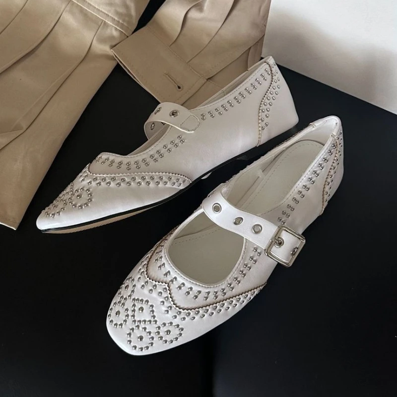 Retro rebite fivela design apa - Women Shoes Brands avaliação e preço