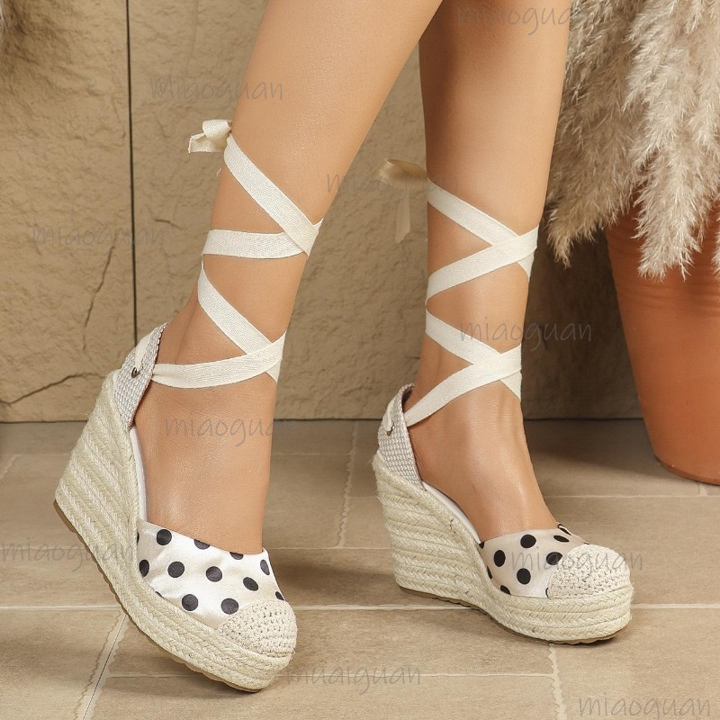 Novas Sandálias Anabela Espadr - Ribbon Tie Heel avaliação e preço