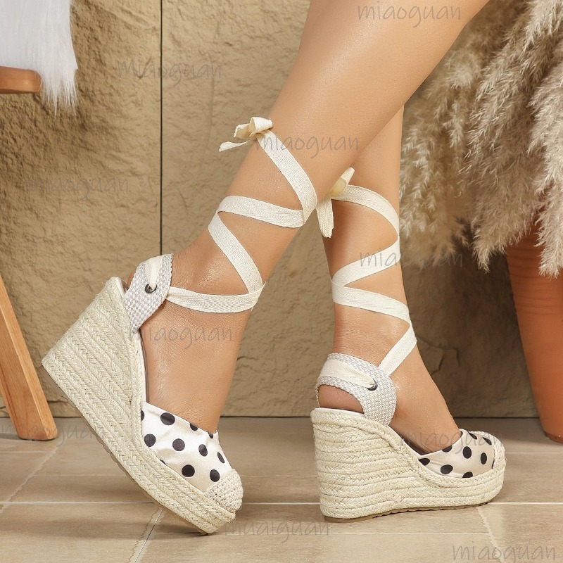 Novas Sandálias Anabela Espadr - Ribbon Tie Heel avaliação e preço