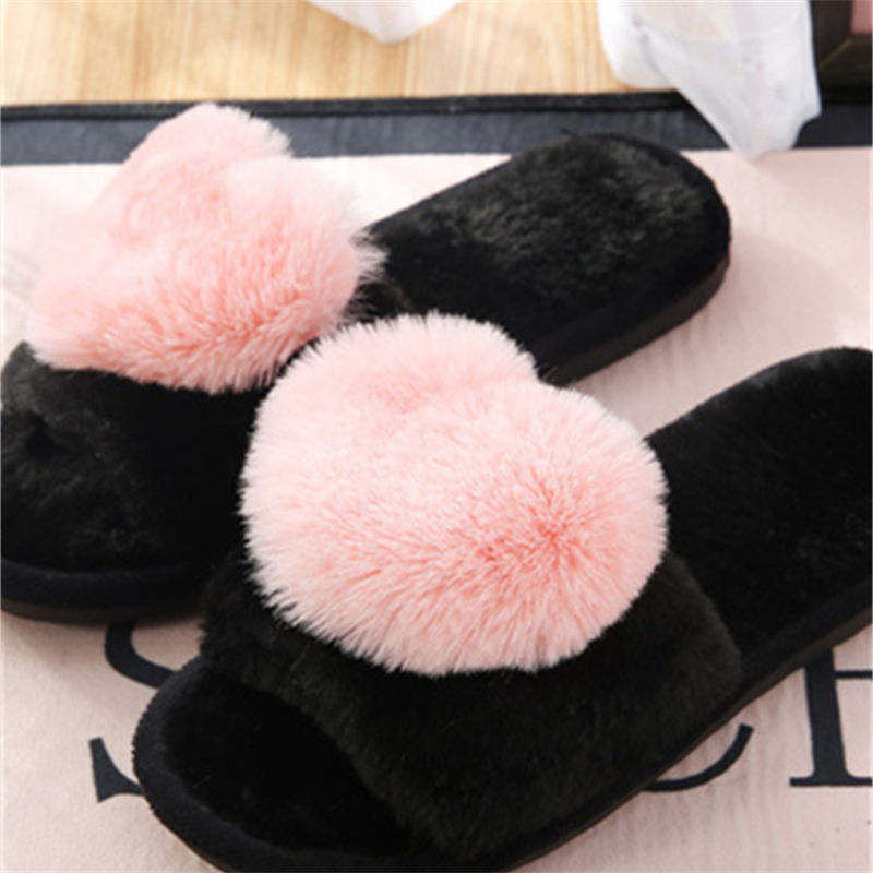 Chinelos femininos de pelúcia  - Women Shoes Winter avaliação e preço