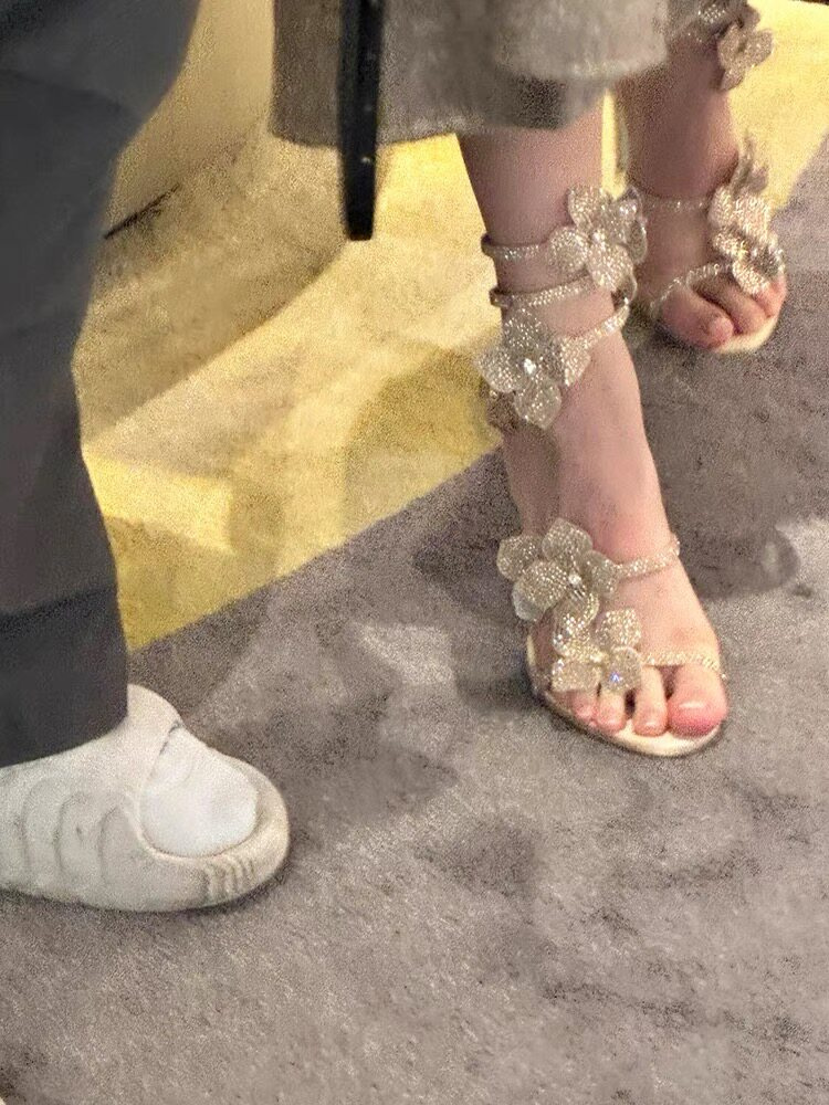 Sandálias Femininas de Salto A - Strappy Heeled Sandals avaliação e preço