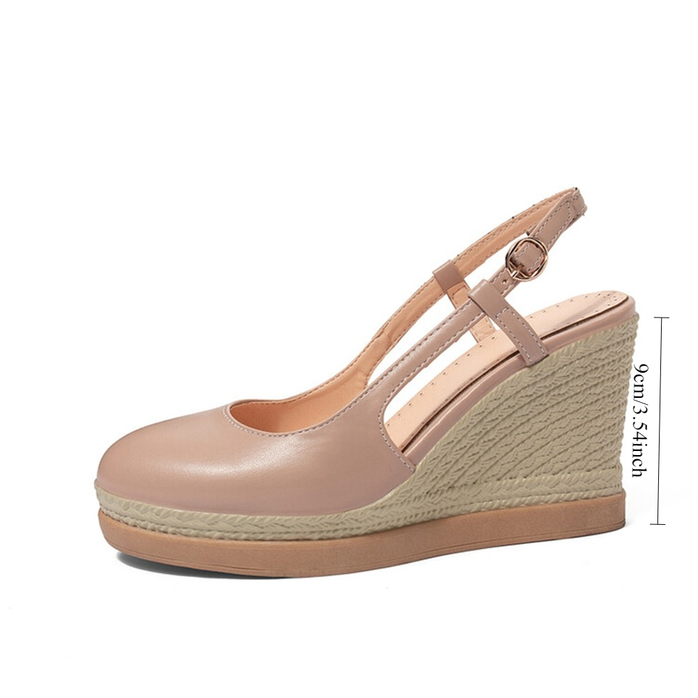 Sandálias femininas com tiras  - Espadrille Wedge Shoes avaliação e preço