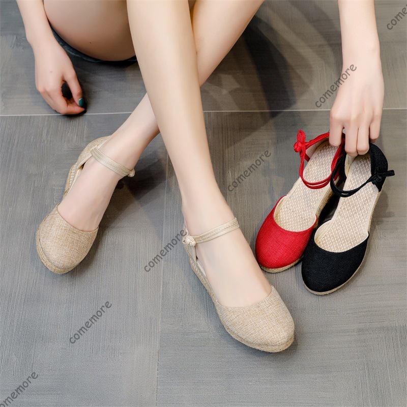 Comemore sandálias de salto al - Espadrille Wedge Shoes avaliação e preço