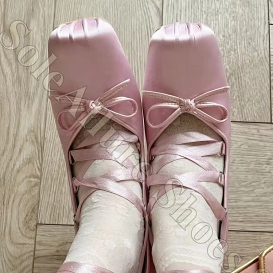 Sapatilhas de Balé Femininas Y - Ribbon Tie Heel avaliação e preço