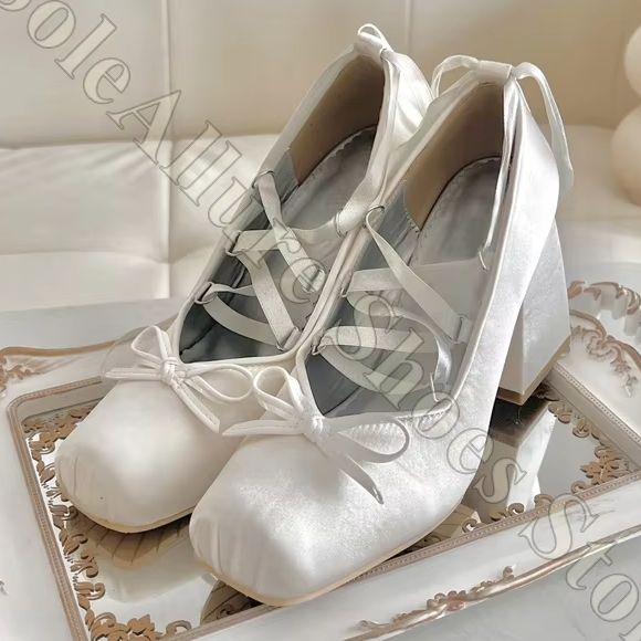 Sapatilhas de Balé Femininas Y - Ribbon Tie Heel avaliação e preço