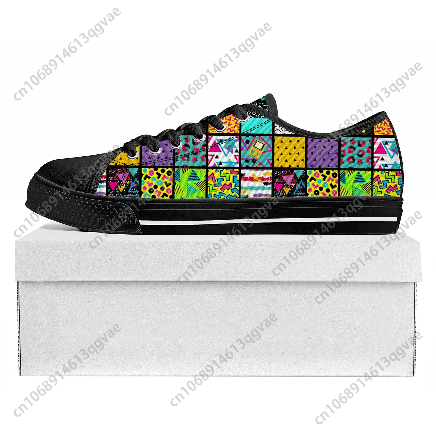 Tênis de Lona Retrô Divertido  - Women'S Shoes In The 90S avaliação e preço