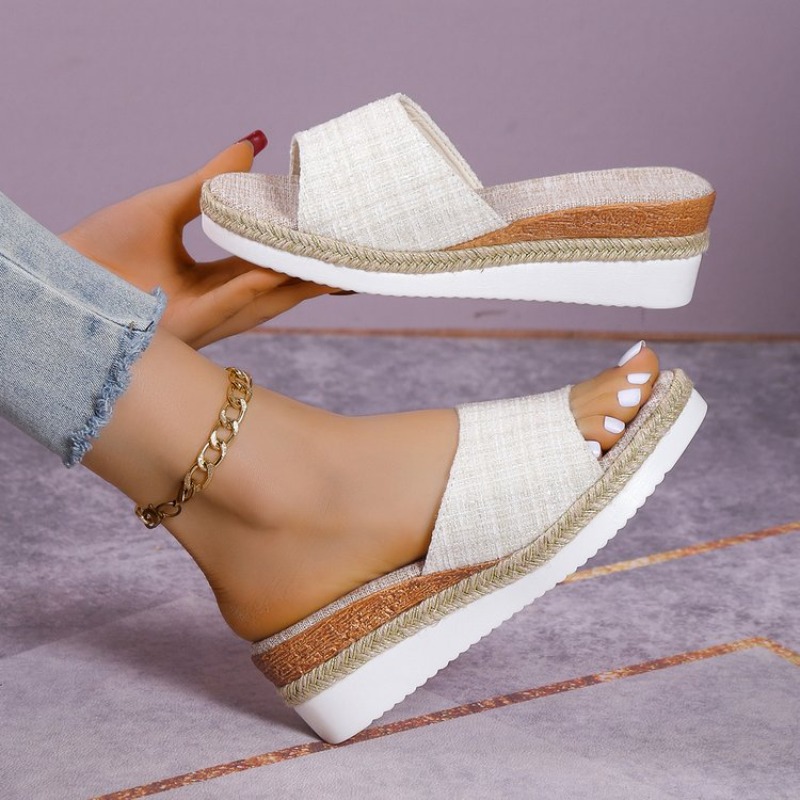 Sandálias Anabela Femininas Pl - Espadrille Wedge Shoes avaliação e preço