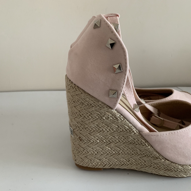 Simloveyo alpercatas femininas - Espadrille Wedge Shoes avaliação e preço