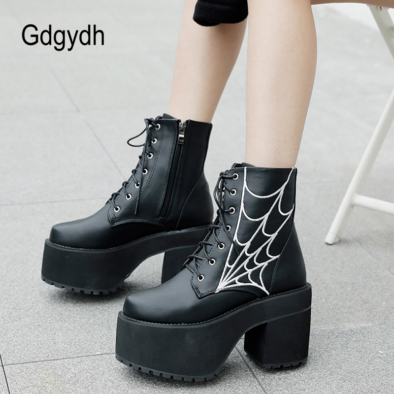 Gdgydh-botas góticas para mulh - Women'S Shoes In The 90S avaliação e preço