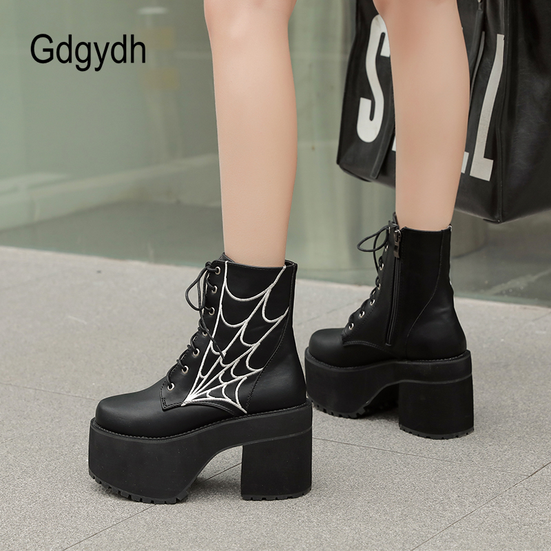 Gdgydh-botas góticas para mulh - Women'S Shoes In The 90S avaliação e preço