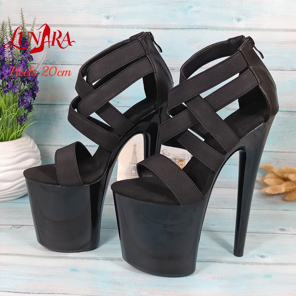 Sandálias femininas de platafo - Strappy Heeled Sandals avaliação e preço