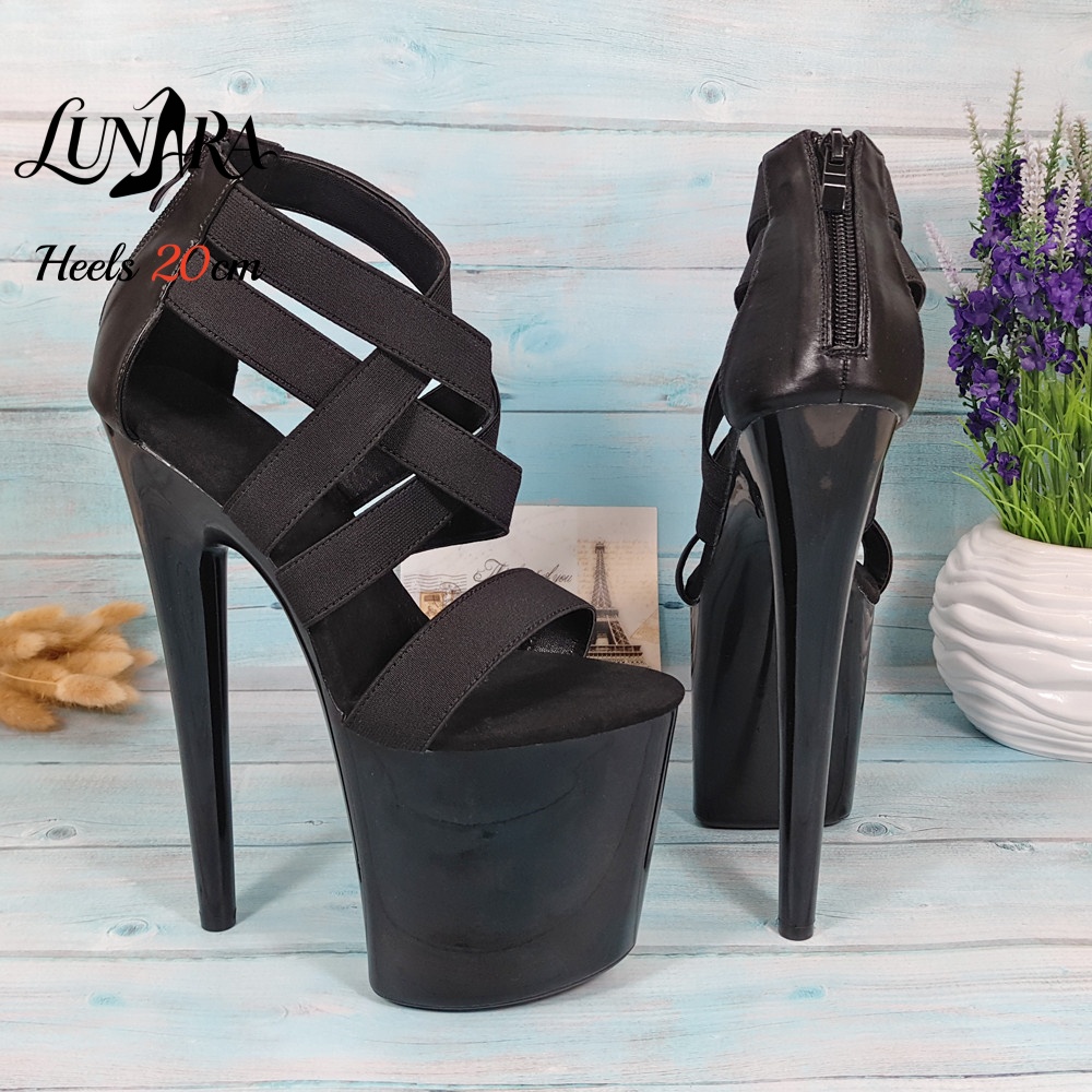 Sandálias femininas de platafo - Strappy Heeled Sandals avaliação e preço