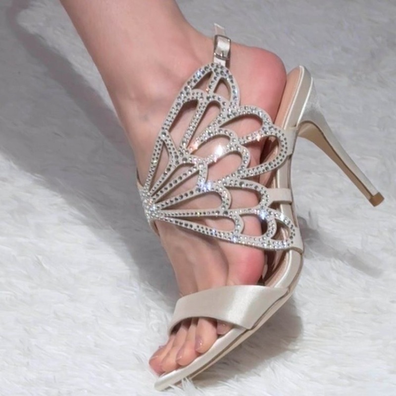 Nova Chegada 2026: Sandálias S - Strappy Heeled Sandals avaliação e preço