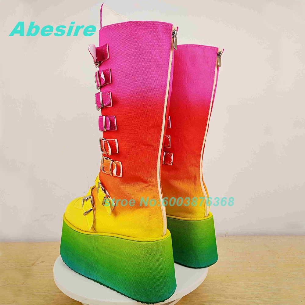 Botas de cano alto com várias  - Women'S Shoes Y2K avaliação e preço