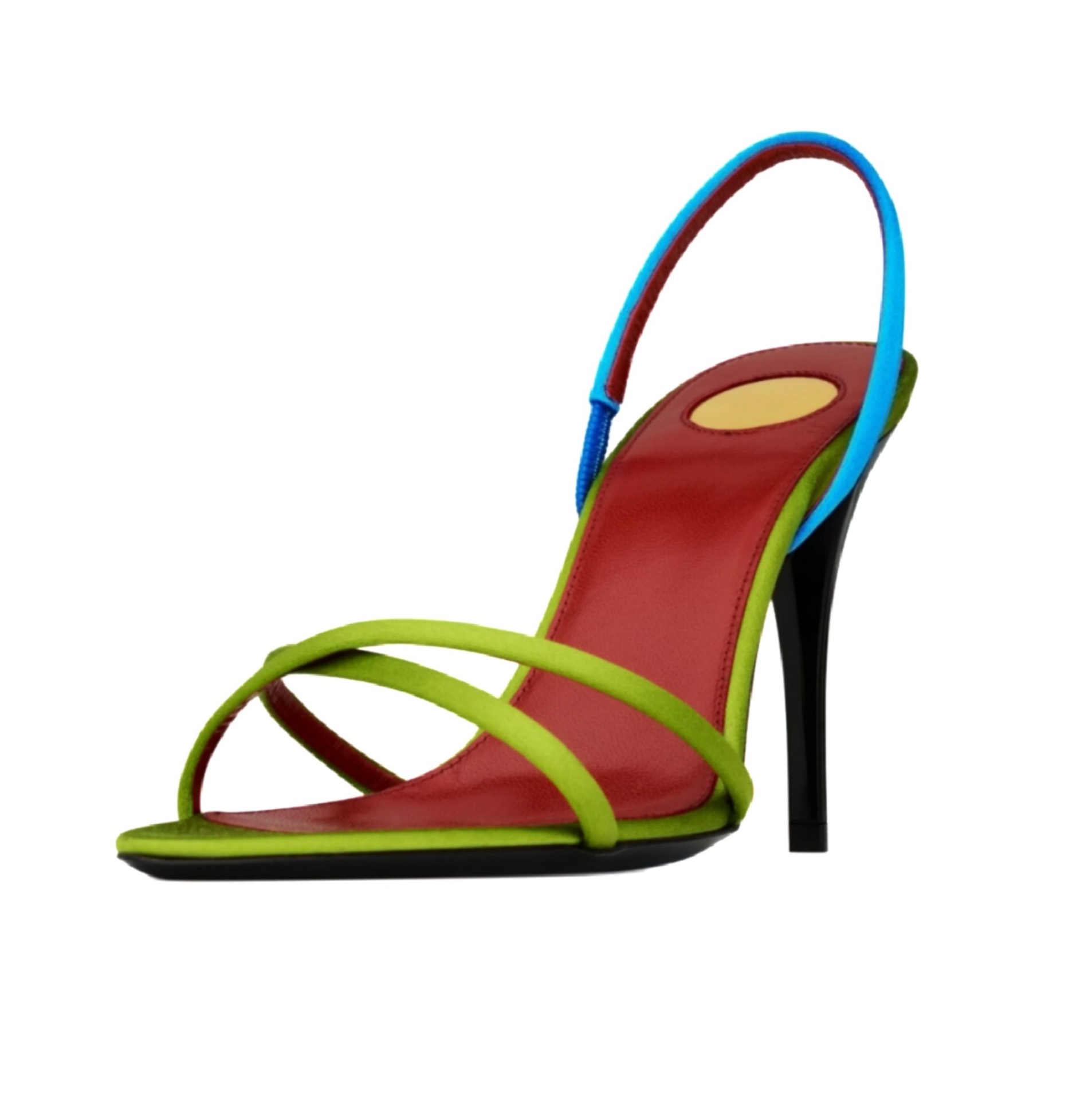 Sandálias Femininas de Salto F - Square Toe Mule avaliação e preço
