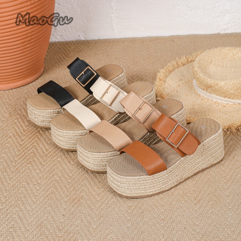 Sandálias Plataforma Femininas - Espadrille Wedge Shoes avaliação e preço