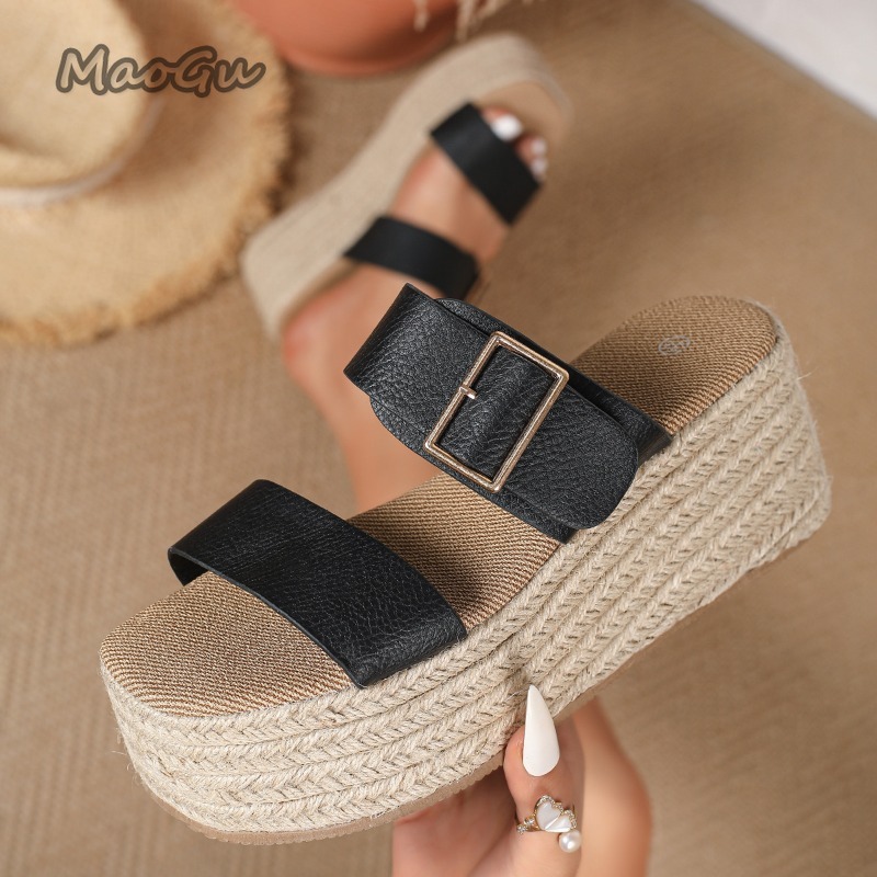 Sandálias Plataforma Femininas - Espadrille Wedge Shoes avaliação e preço