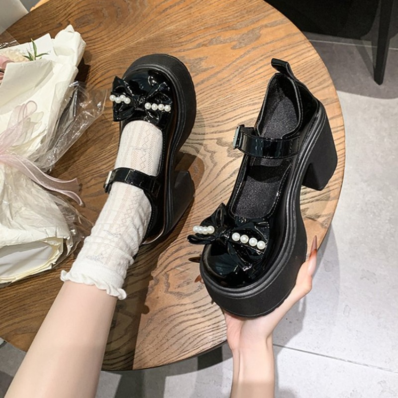 Sapatos Lolita 2026 Pretos com - Women'S Shoes Veja avaliação e preço
