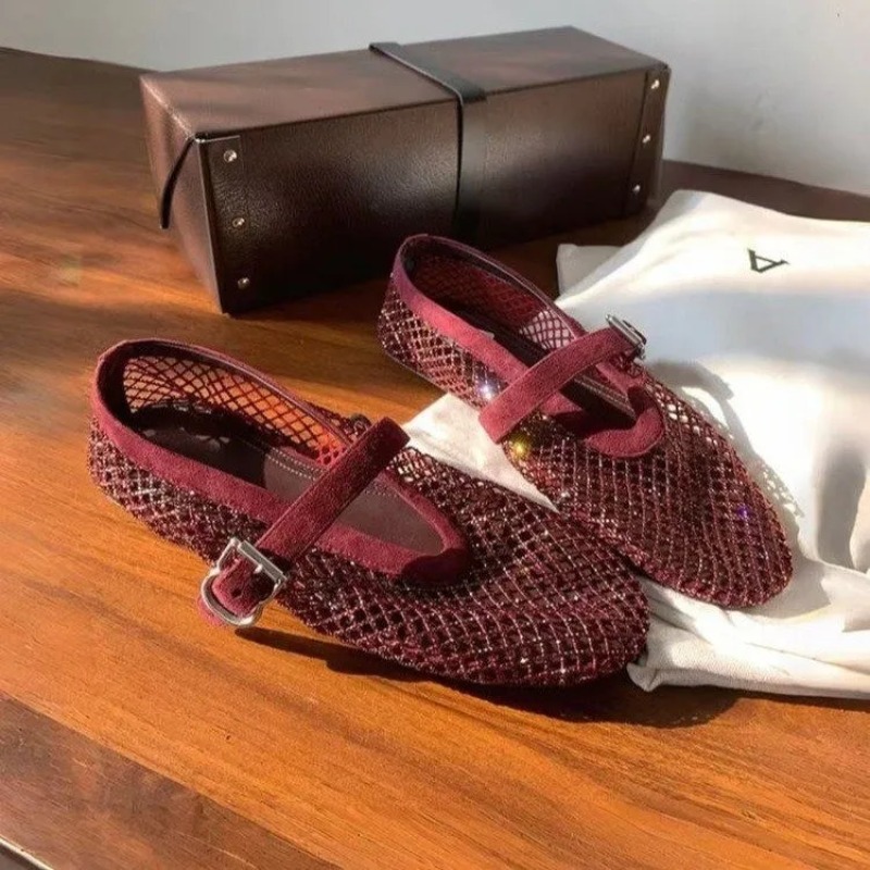 Sandálias Femininas Vazadas co - Square Toe Mule avaliação e preço