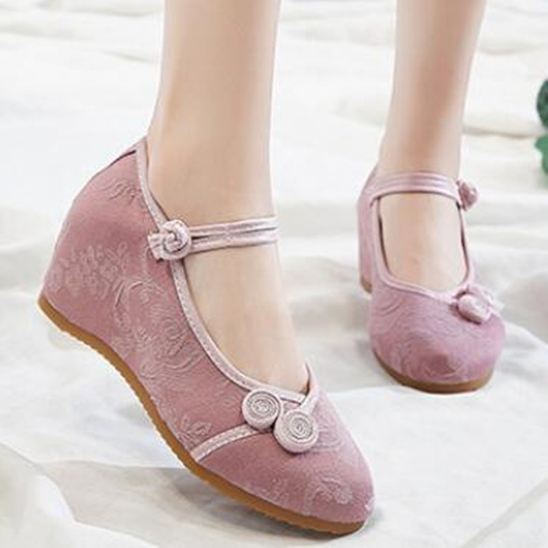 Mulheres sandálias de cunha ma - Espadrille Wedge Shoes avaliação e preço