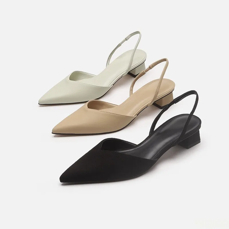 Sandálias Femininas de Bico Fi - Low Block Heel Pump avaliação e preço
