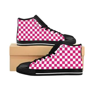 Sapatos Xadrez Clássicos Retro - Women'S Shoes In The 90S avaliação e preço