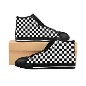 Sapatos Xadrez Clássicos Retro - Women'S Shoes In The 90S avaliação e preço