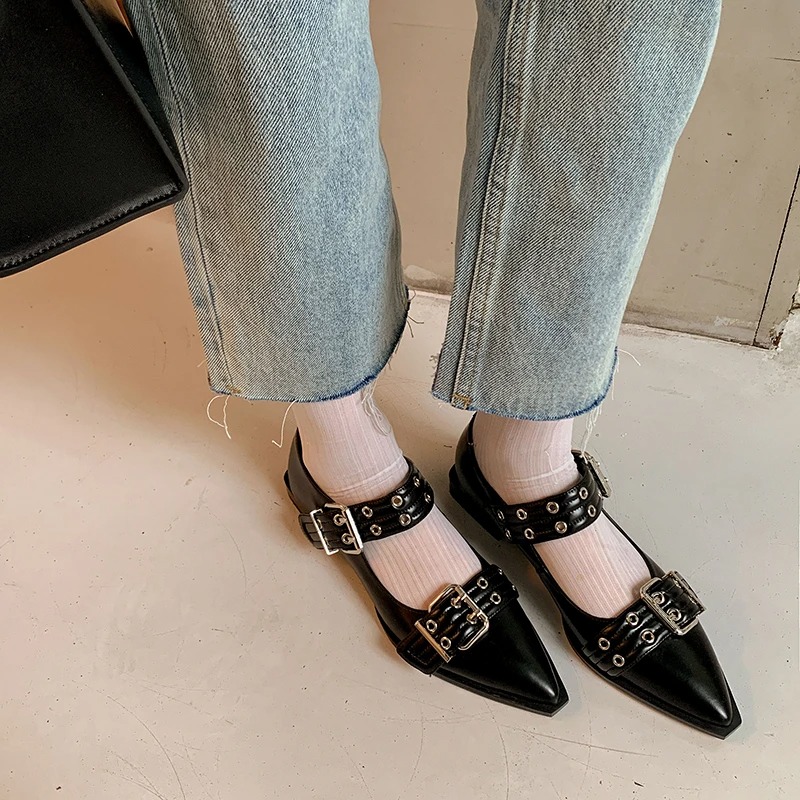 Sapatos femininos designer de  - Square Toe Mule avaliação e preço
