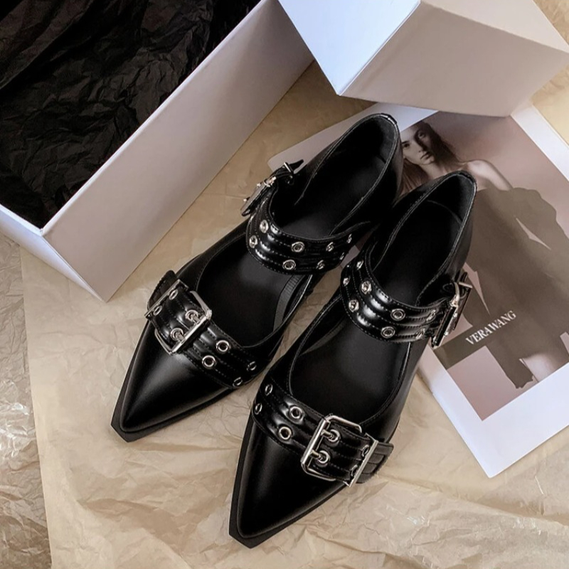 Sapatos femininos designer de  - Square Toe Mule avaliação e preço