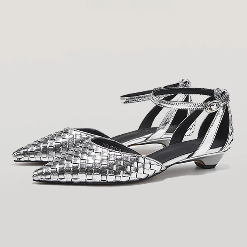 Dedo do pé apontado salto baix - Women Shoes Brands avaliação e preço