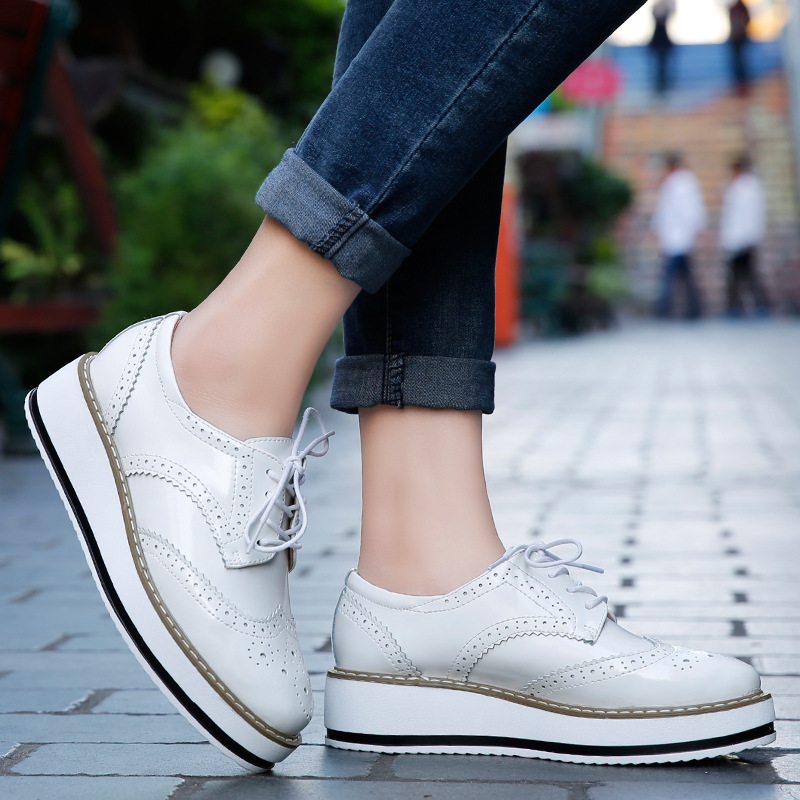 Mulheres sapatos de couro sapa - Espadrille Wedge Shoes avaliação e preço