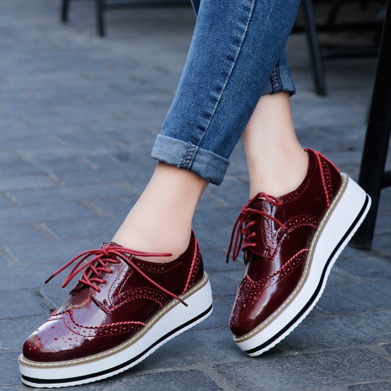 Mulheres sapatos de couro sapa - Espadrille Wedge Shoes avaliação e preço
