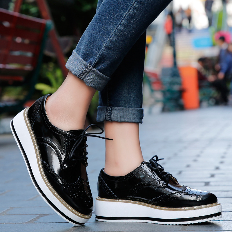 Mulheres sapatos de couro sapa - Espadrille Wedge Shoes avaliação e preço